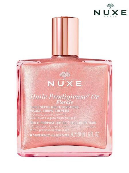 Nuxe Huile Prodigieuse Or Florale Multi-Purpose Dry Oil for Face, Body and Hair 50ml (AE7175) | €29