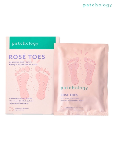 Patchology Rosé Toes Renewing Foot Mask (AE7191) | €13.50