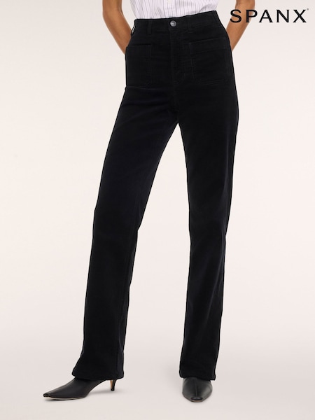 Black - Spanx Authentic 360 Corduroy Bootcut Jeans Spanxshape™