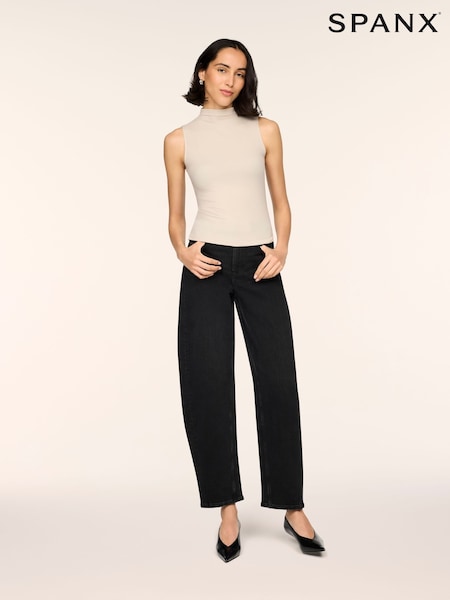 Black - Spanx Authentic 360 Barrel Leg Jeans Spanxshape™