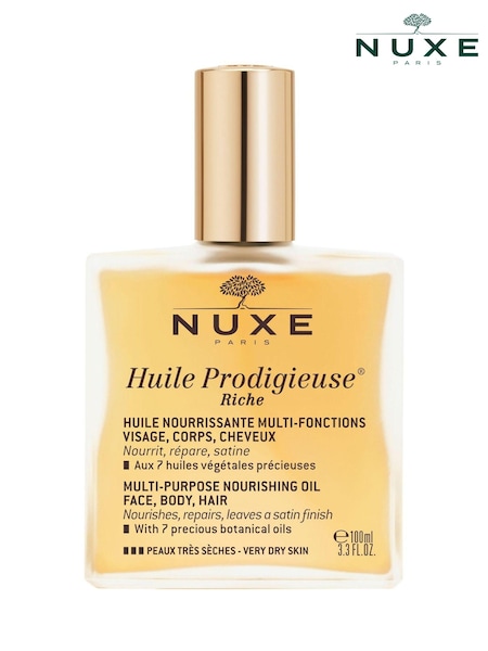 Nuxe Huile Prodigieuse® Riche Multi-Purpose Dry Oil for Face, Body and Hair 100ml (AE7602) | €45