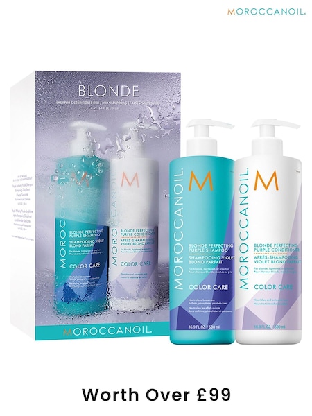 Moroccanoil Blonde Shampoo and Conditioner Duo (2x500ml) (Worth £99.75) (AE8374) | €80