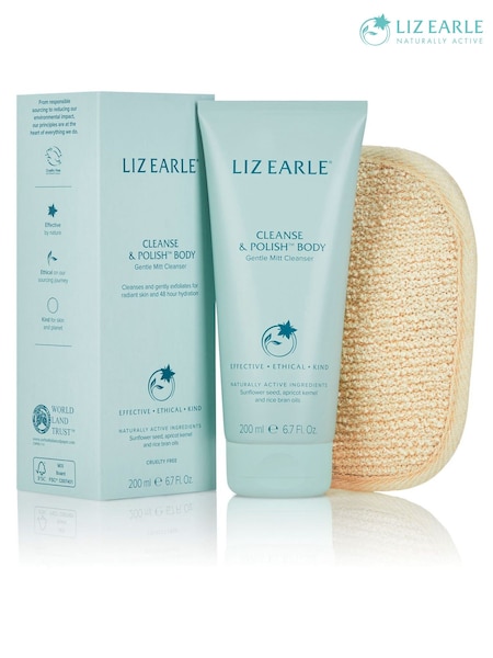 Liz Earle Cleanse Polish Body Gentle Mitt Cleanser 200ml (AE8478) | €28