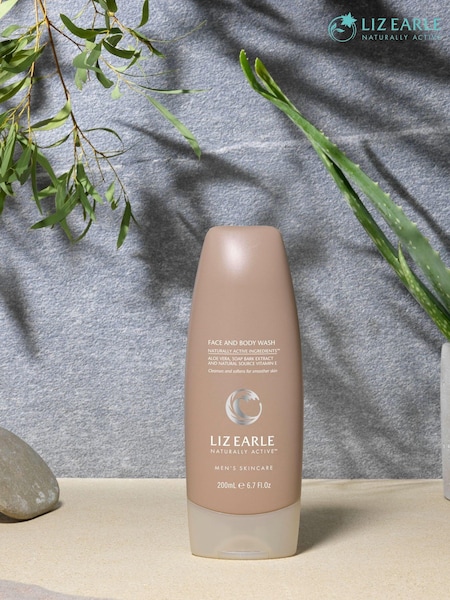 Liz Earle Mens Face and Body Wash Shower Gel 200ml (AE8509) | €23.50