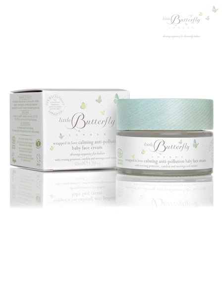 Little Butterfly London Wrapped in Love Calming Anti Pollution Baby Face Cream 50ml (AE8929) | €36