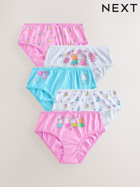 Pink Peppa Pig 5 Pack Briefs (1.5-8yrs) (AE9142) | €15 - €17
