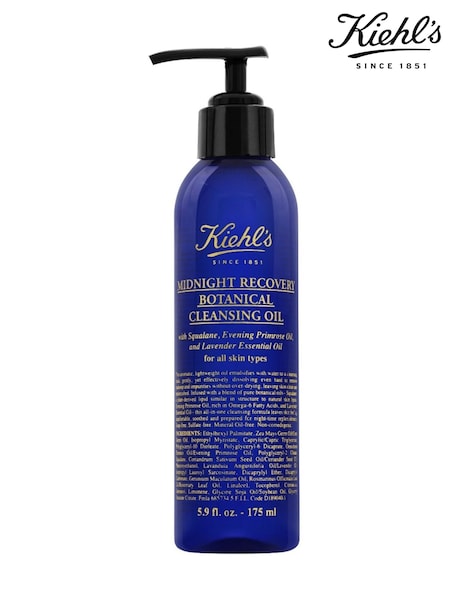 Kiehls Midnight Recovery Botanical Cleansing Oil 175ml (AF0033) | €57