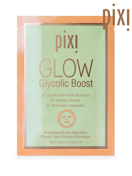 Pixi Glow Glycolic Boost - Brightening Infusion Sheet Mask (AF0167) | €13.50