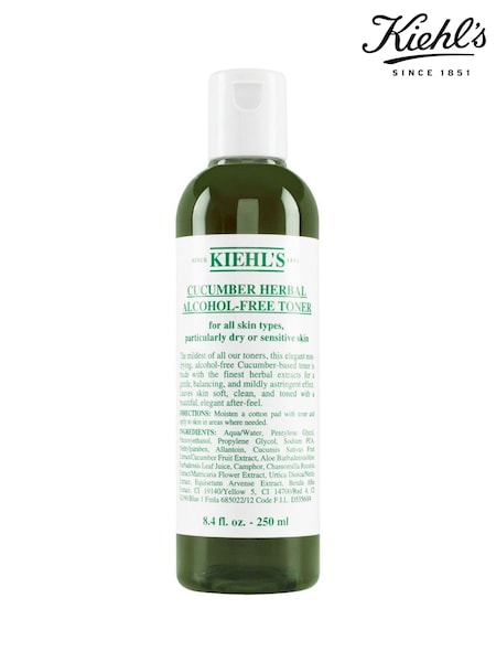 Kiehls Cucumber Herbal Alcohol Free Toner 250ml (AF0651) | €32