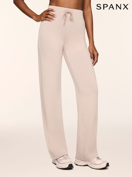 Grey - Spanx Airessentials® Petite Straight Leg Trousers