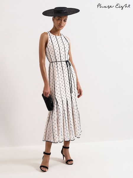 Cream - Phase Eight Kimberly Midi Dress