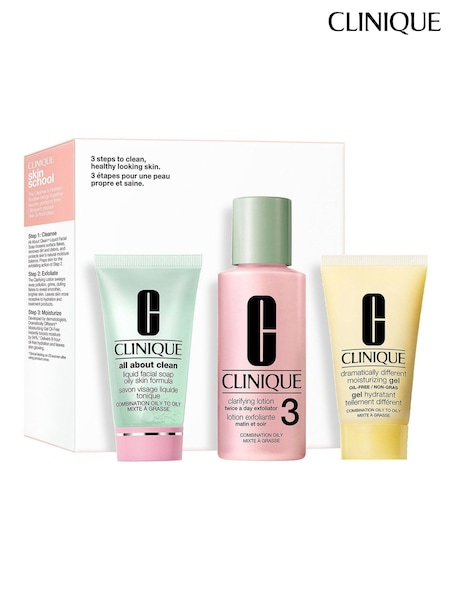 Clinique Skin School Supplies Cleanser Refresher Course Type 3 Skincare Gift Set (AF2307) | €34