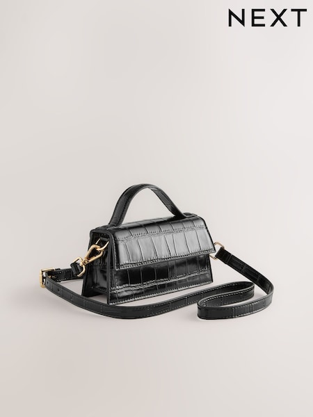 Black - Mini Hand Held Bag