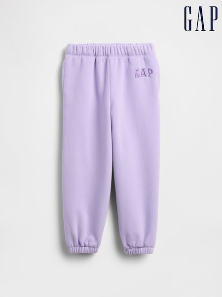Lilac Purple - Gap Relaxed Pull On Logo Joggers (6mths-5yrs)