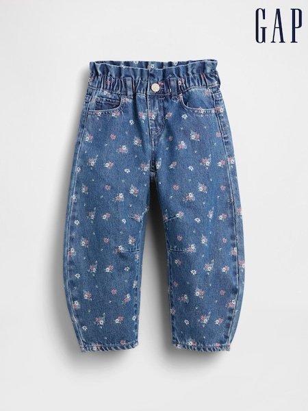 Mid Wash Floral - Gap Horseshoe Jeans (6mths-5yrs)