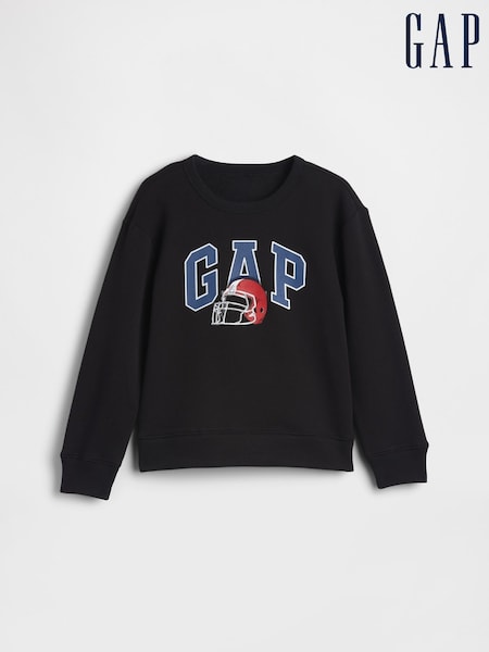 Nero - Gap Relaxed Logo Sweatshirt (4-13yrs)