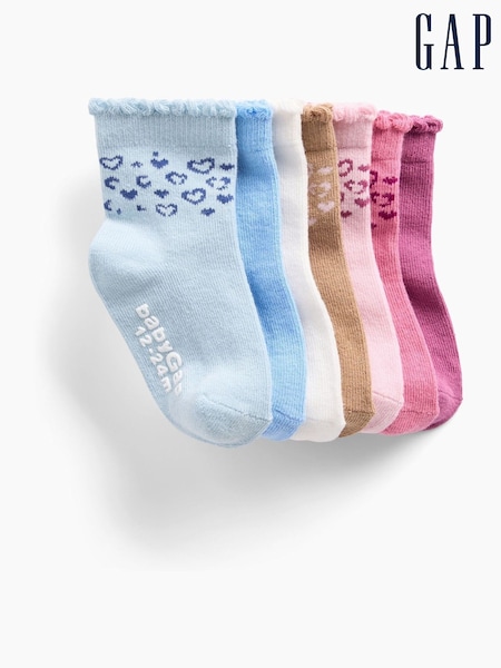 Multi - Gap Crew Socks 7-pack