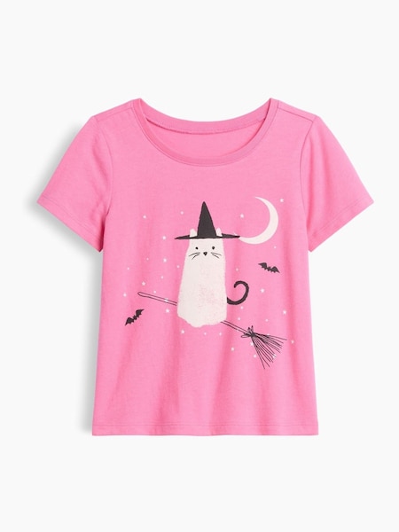 Pink Halloween - Gap Graphic Short Sleeve T-shirt (6mths-5yrs)