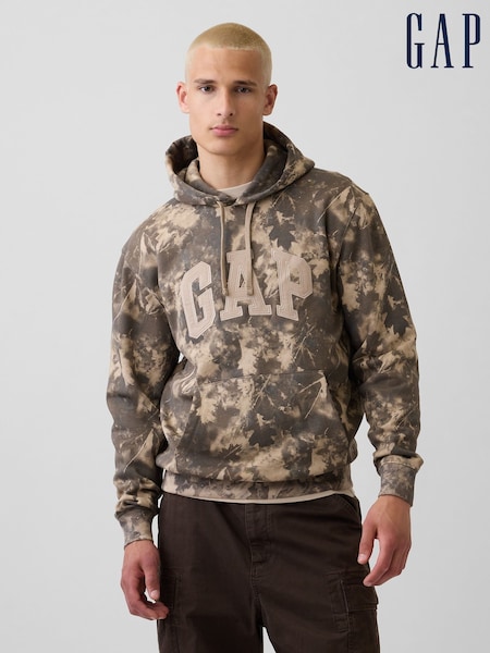 Camuflaje marrón - Regular Gap Relaxed Logo Hoodie
