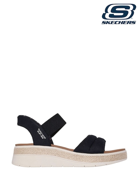 Skechers Black Gold Bobs Sun Ray Slip In Sandals (AF5912) | €84