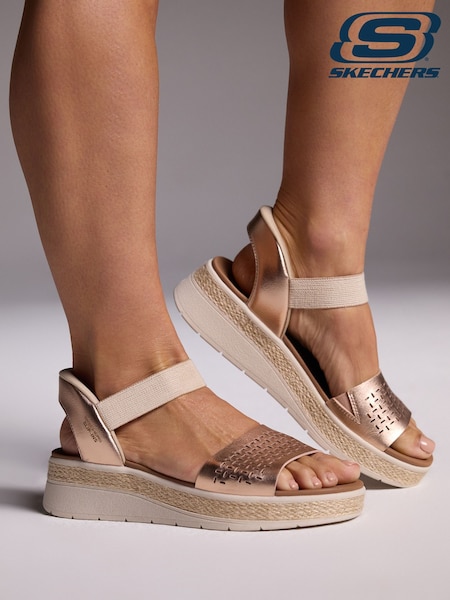 Kultainen/kullanvärinen - Skechers Gold Bobs Sun Ray Slip In Sandals (AF5914) | €77