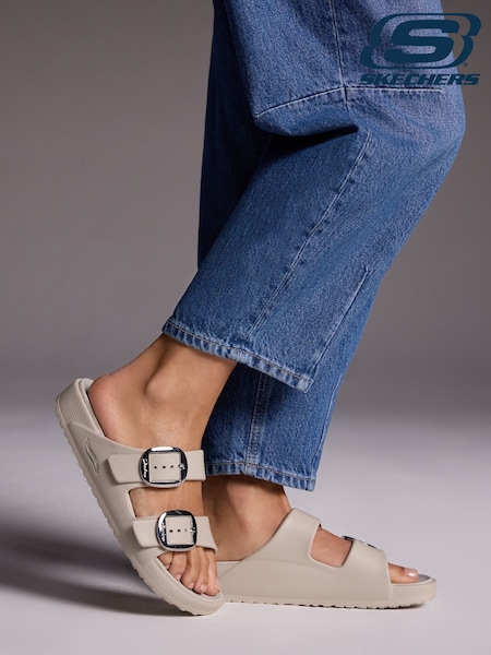 Luonnollinen - Skechers Arch Fit Cali Breeze 2.0 Kultainen/kullanvärinen Star Sandaalit (AF5920) | €61