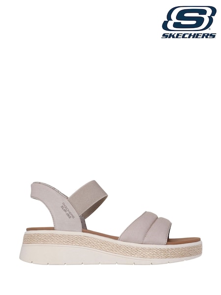 Skechers Grey Gold Bobs Sun Ray Slip In Sandals (AF5925) | €75