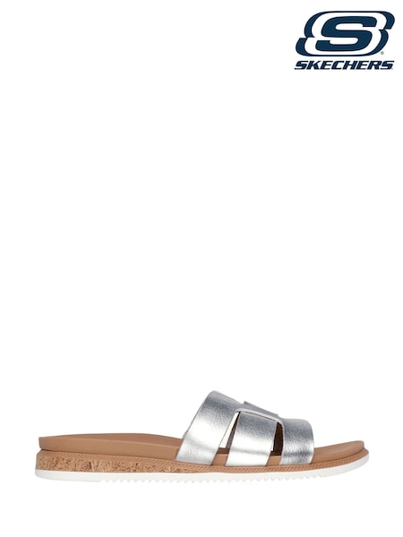 Argent - Skechers Desert Kiss Low Peak Look Sandals (AF5933) | 57 €