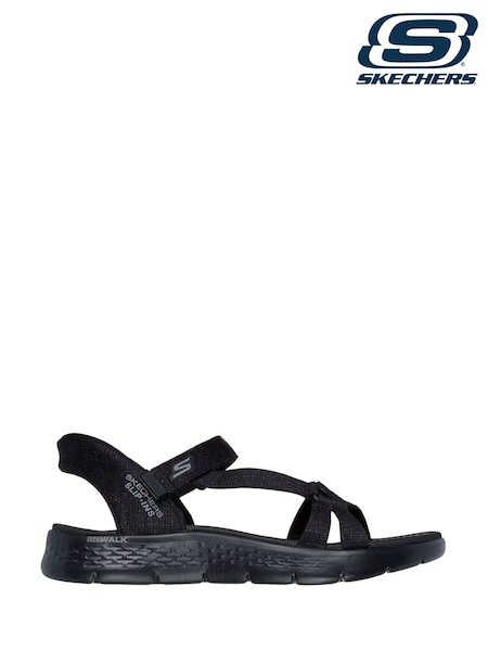 Skechers Black Go Walk Flex Illuminate Sandals (AF5935) | R$ 630