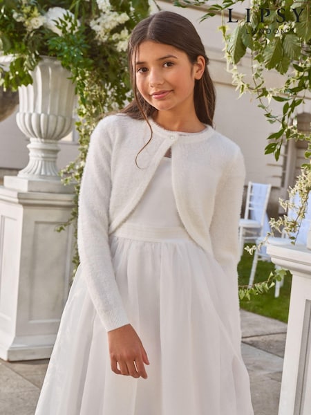 Norsunluu - Lipsy Fluffy Occasion Bolero (5-16vuotta) (AF6001) | €35 - €47