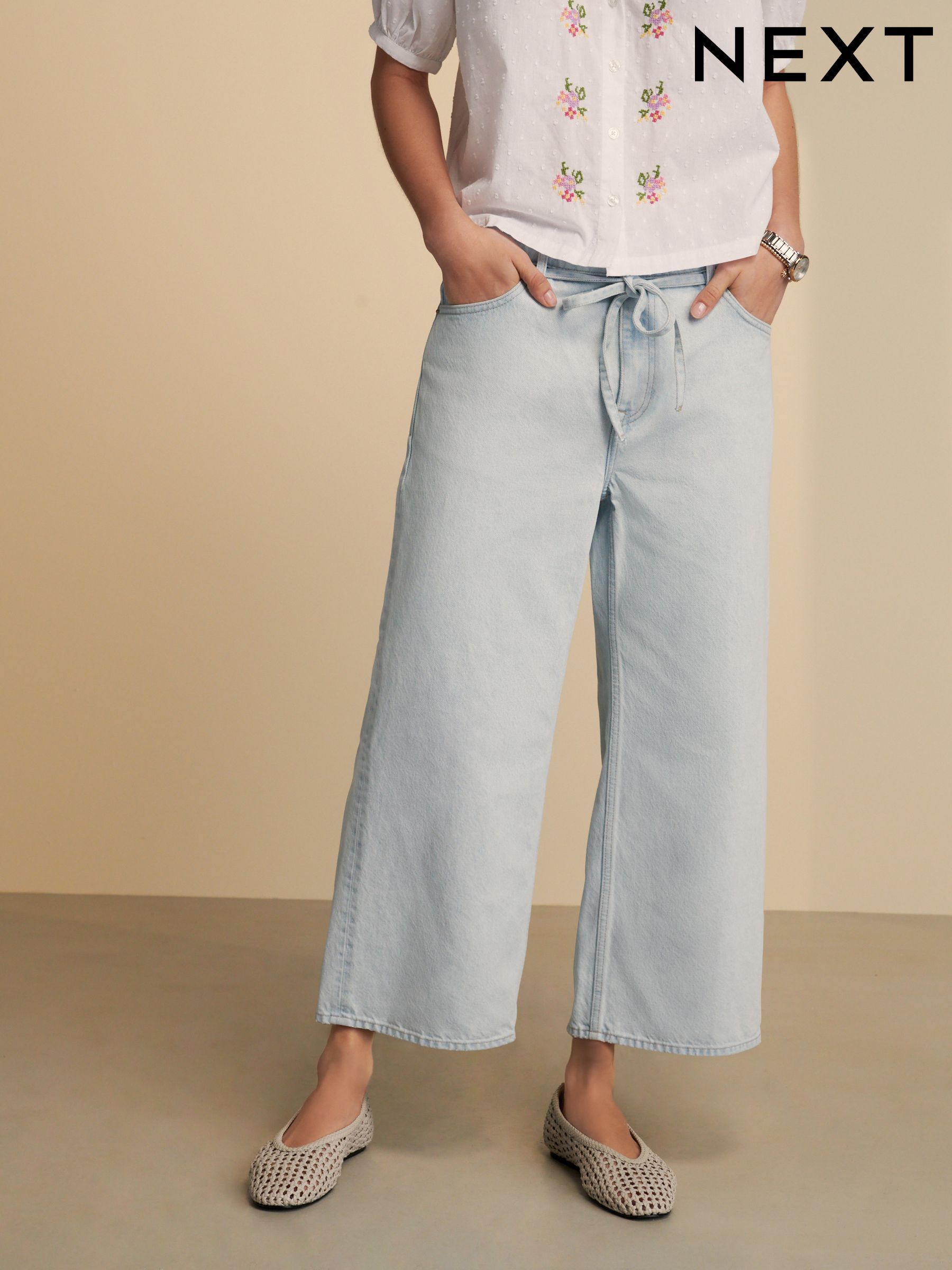 Women's Cropped Jeans | Cropped Flare Jeans | Next USA