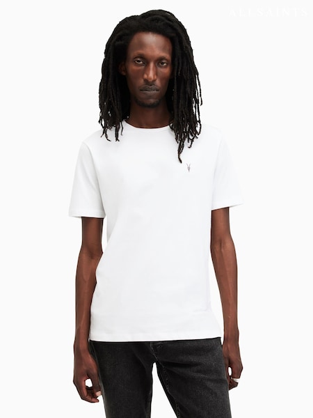 AllSaints White Brace Shortsleeve Crew Neck T-Shirt 3 Pack (AF6831) | R$ 1,035
