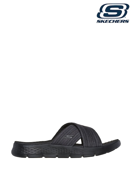 שחור - Skechers Go Walk Flex Sandals (AF6836) | ‏221‏₪
