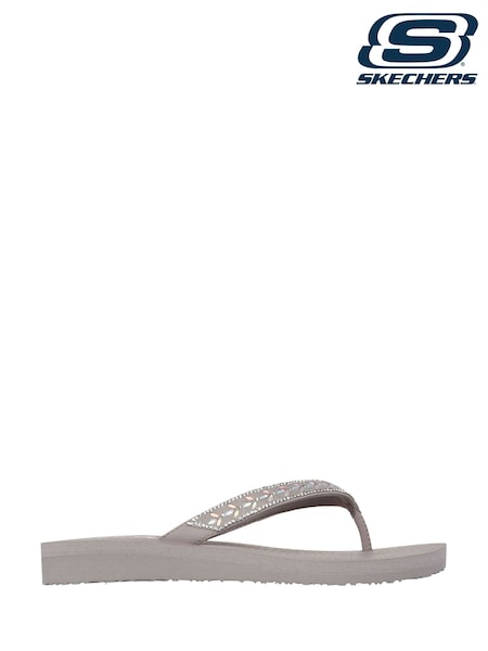 Skechers Grey Meditation Sandals (AF6846) | €43