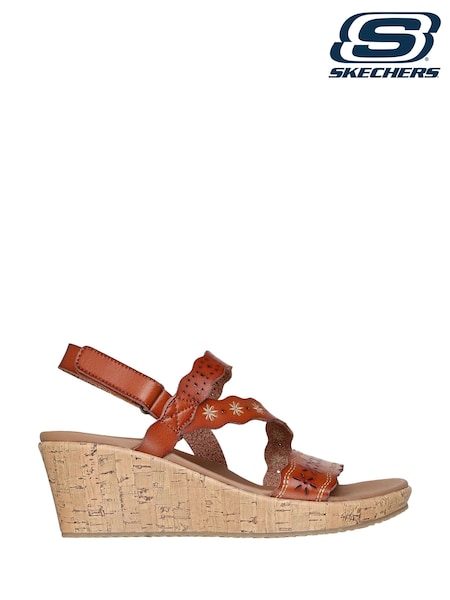 Skechers Brown Beverlee Cherished Aura Sandals (AF6852) | $70