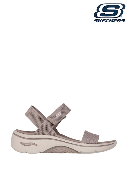 Harmaa - Skechers Go Walk Arch Fit 2.0 Sandals (AF6862) | €101