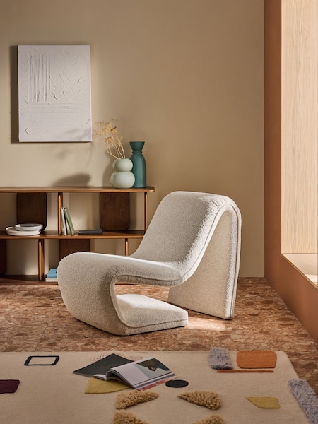 MADE.COM Off White Pax Boucle Wexler Chair (AF7063) | €568