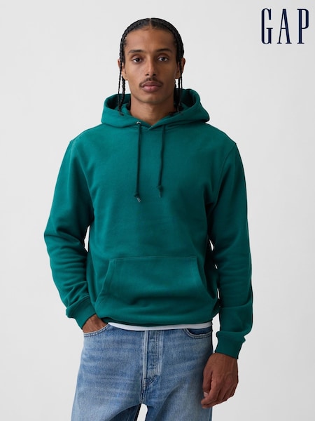Zielony - Regular Gap Vintagesoft Relaxed Hoodie
