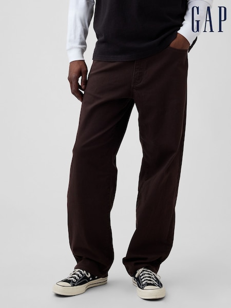 Brown - Regular Gap Baggy Jeans