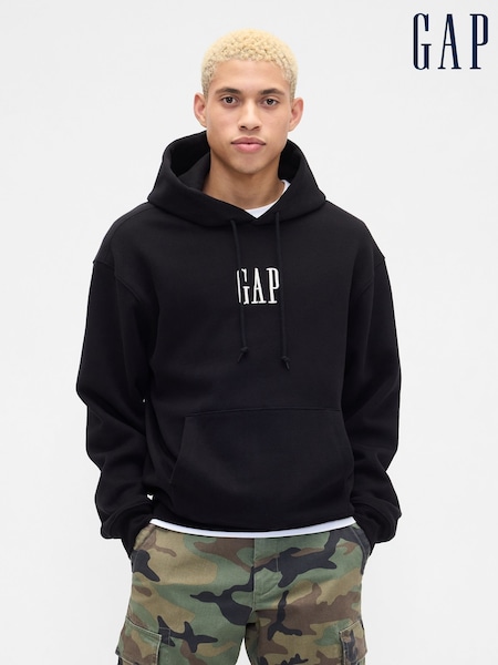 Negru - Regular Gap Vintage Soft Oversized Mini-logo Hoodie