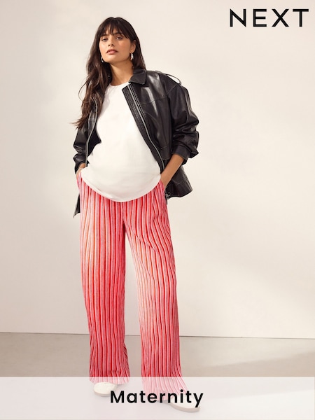Stripe Maternity Wide Leg Trousers (AF7219) | 1,237 UAH