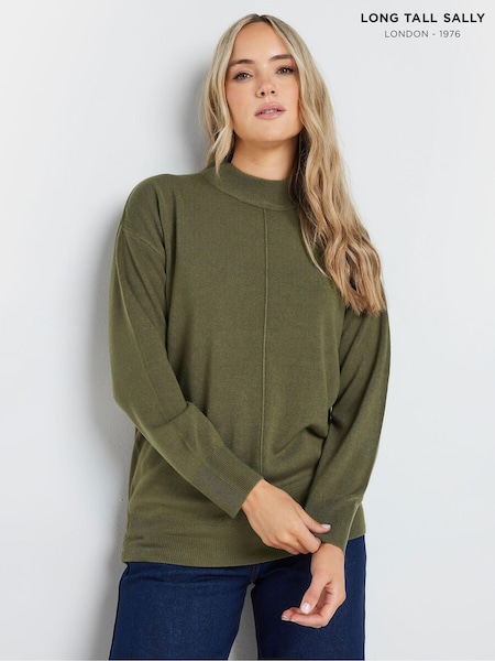 Verde - Pulover Long Tall Sally Turtleneck (AF7316) | 172 LEI