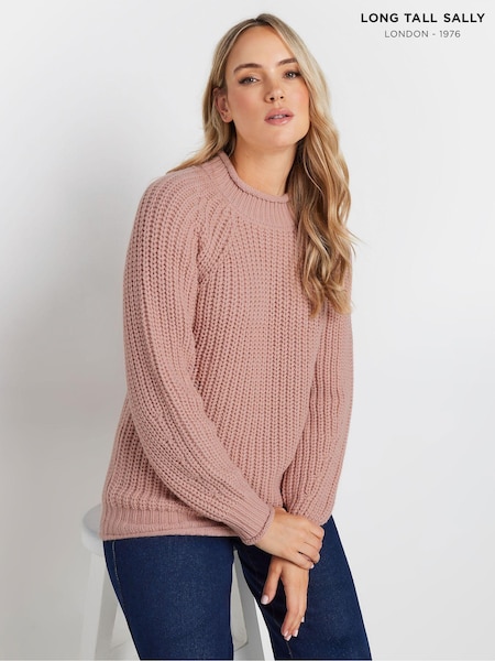 Long Tall Sally Pink Basic Acrylic Jumper (AF7354) | 1,983 UAH