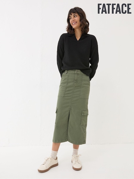 FatFace Black Bea Collar Jumper (AF7426) | €33
