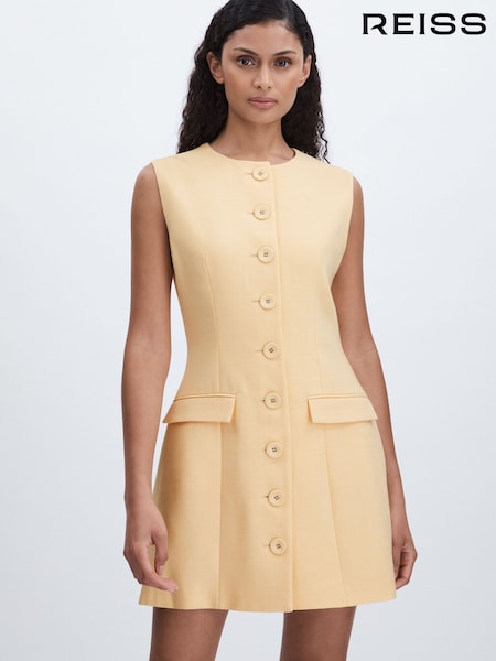 Anna Quan Button Through Mini Dress With Wool (AF7460) | €992