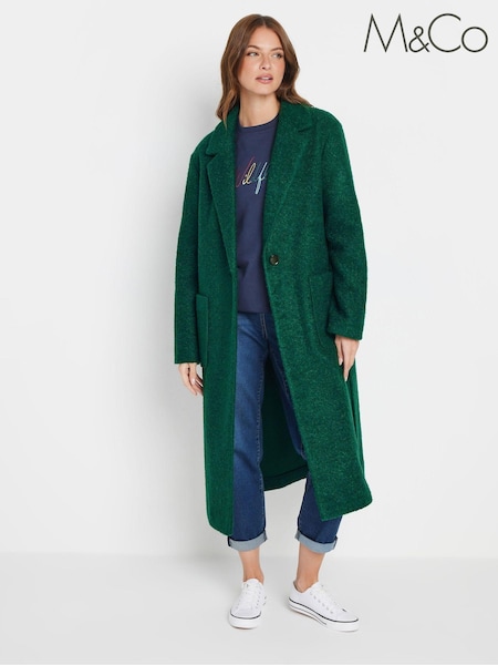 Verde - M&Co Tailored Coatigan (AF7506) | 521 LEI