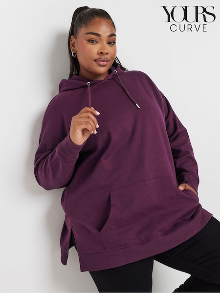 Yours Curve Red Overhead Hoodie (AF7691) | R$ 235