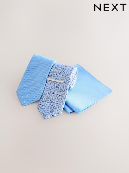 أزرق - Ties With Tie Clip 2 Pack (AF7715) | ‏134 ر.س.‏