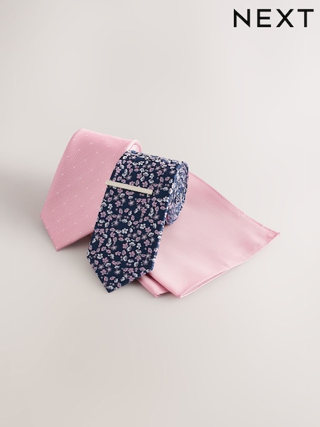 متعدد الألوان - Ties With Tie Clip 2 Pack (AF7725) | ‏134 ر.س.‏