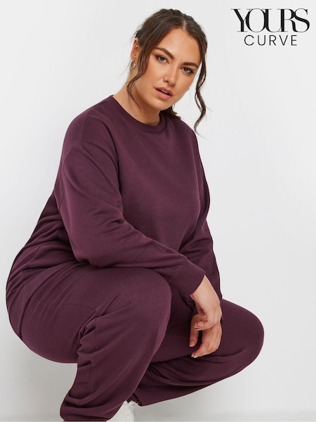 Yours Curve Red Crewneck Sweatshirt (AF7747) | €28